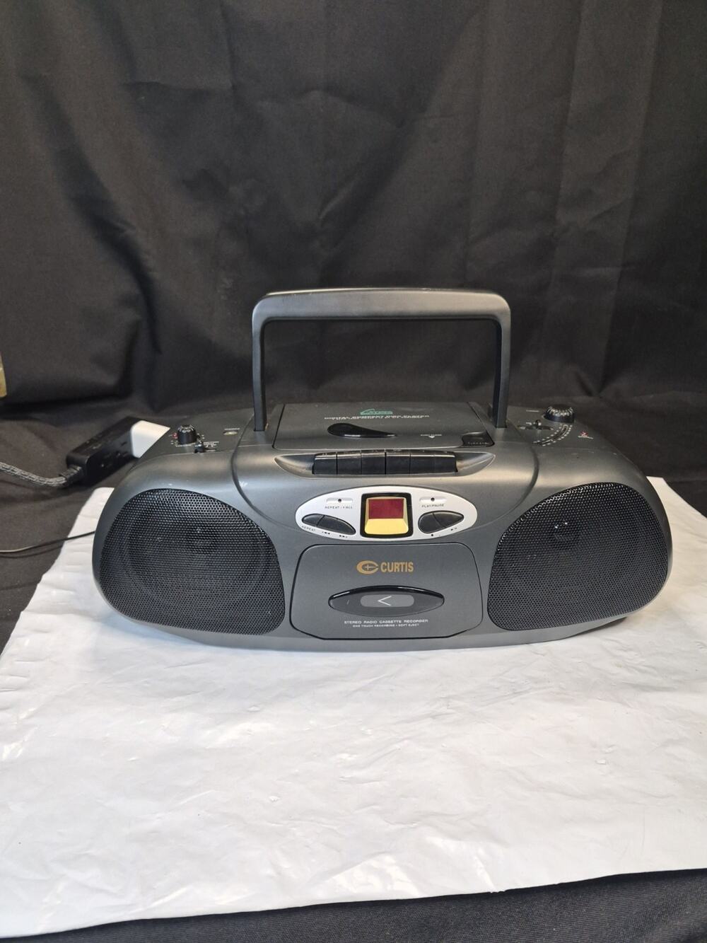 Curtis RCD169 AM FM Radio Cassette Tape CD Player retro vintage-look Boombox
